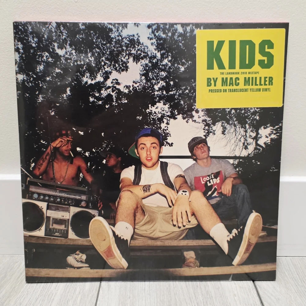 Mac Miller K.I.D.S. Translucent Yellow Colored 2LP Vinyl - Picture 1 of 2